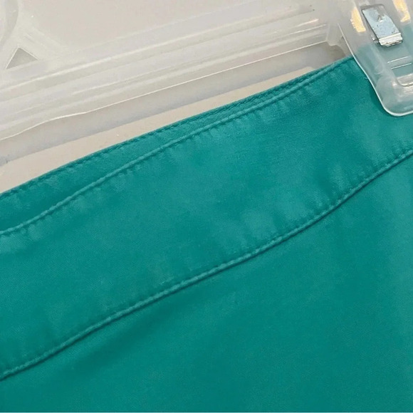 St. John mint green crop pant vacation casual pastel quietluxury coastalgrandma - Picture 4 of 7